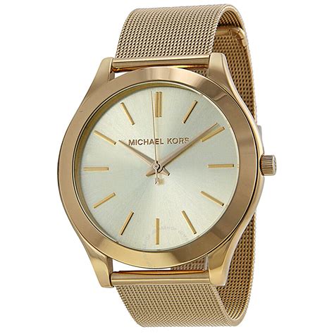 michael kors slim watch gold|original Michael Kors watches.